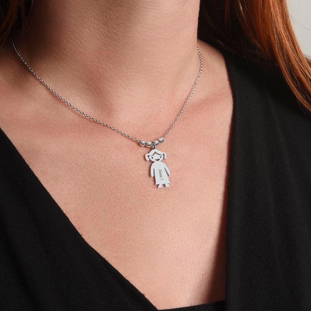Collier avec breloques enfants