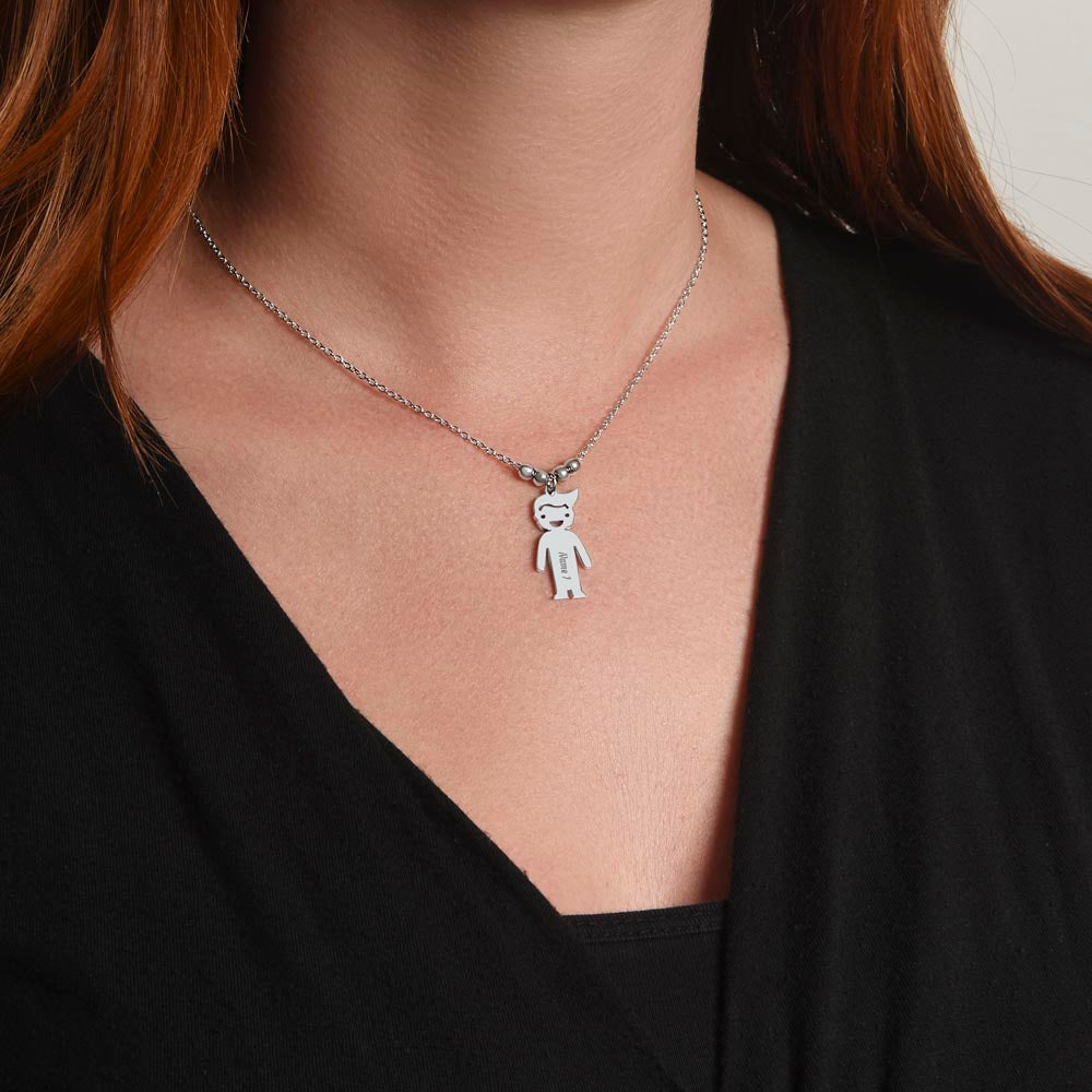 Collier avec breloques enfants