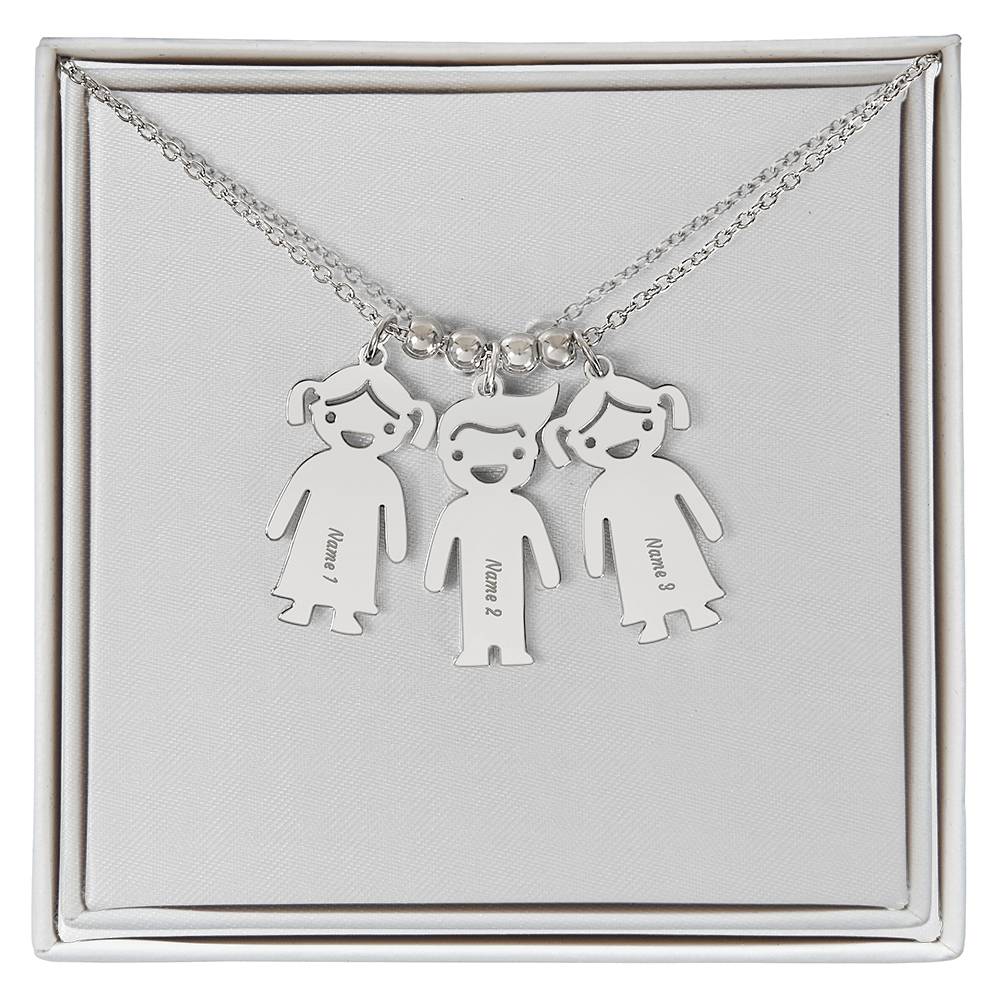 Collier avec breloques enfants