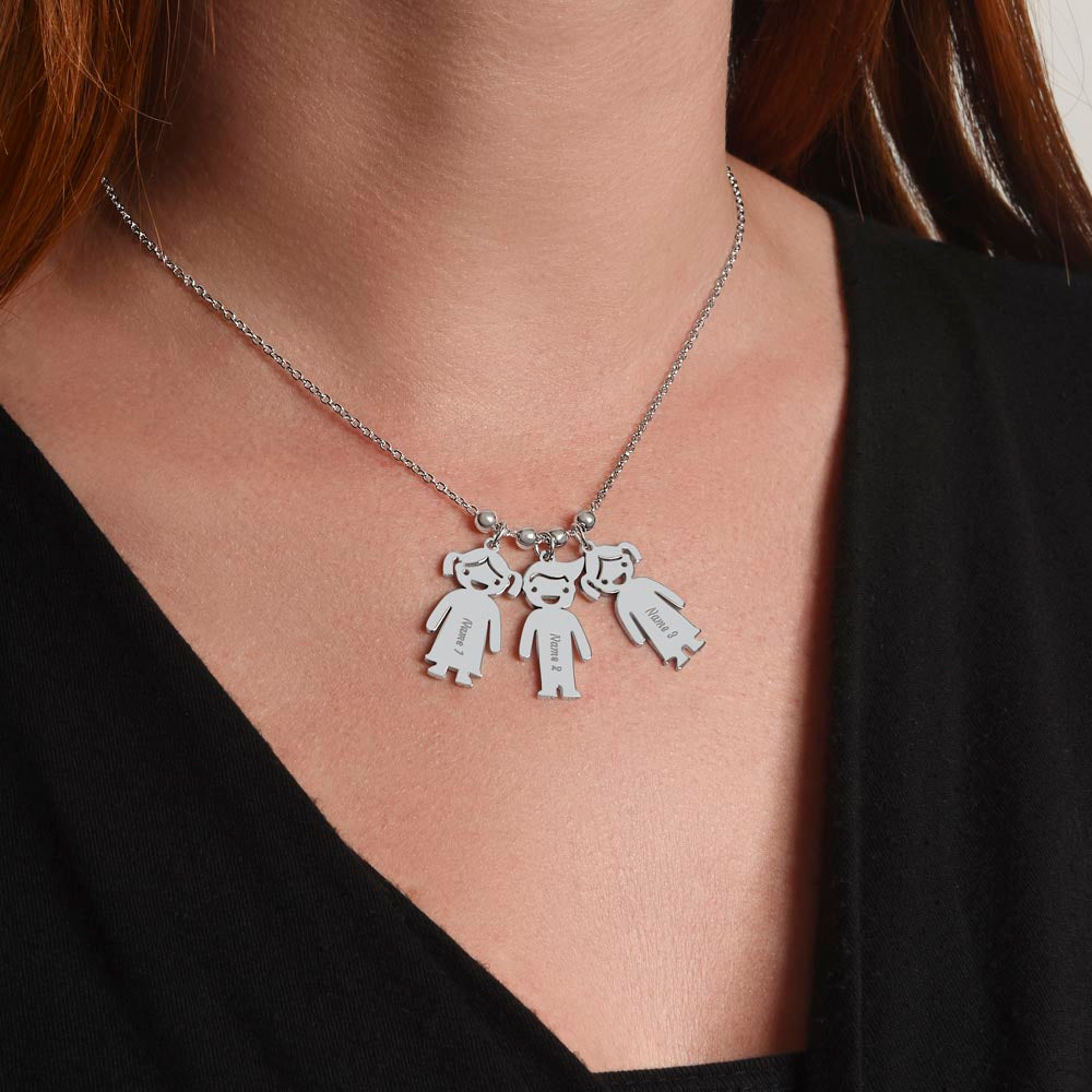Collier avec breloques enfants