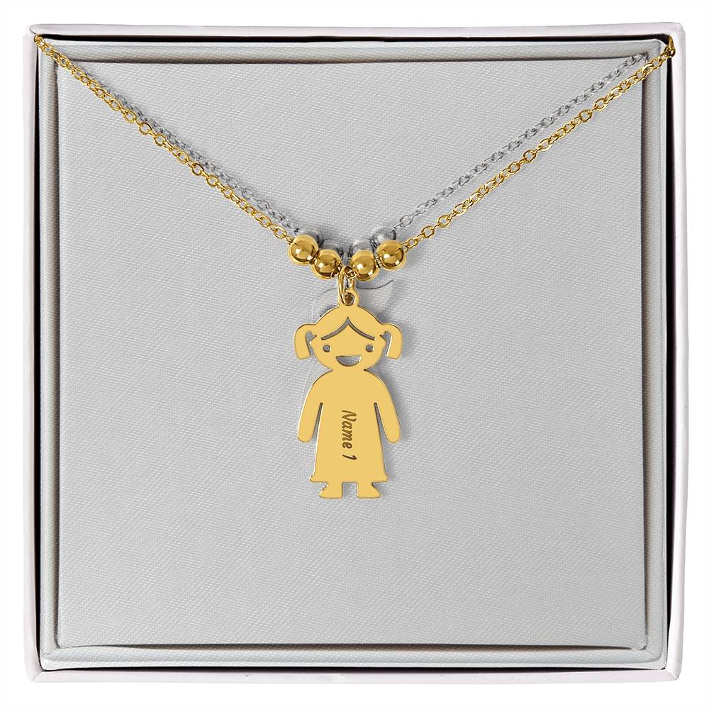 Collier avec breloques enfants