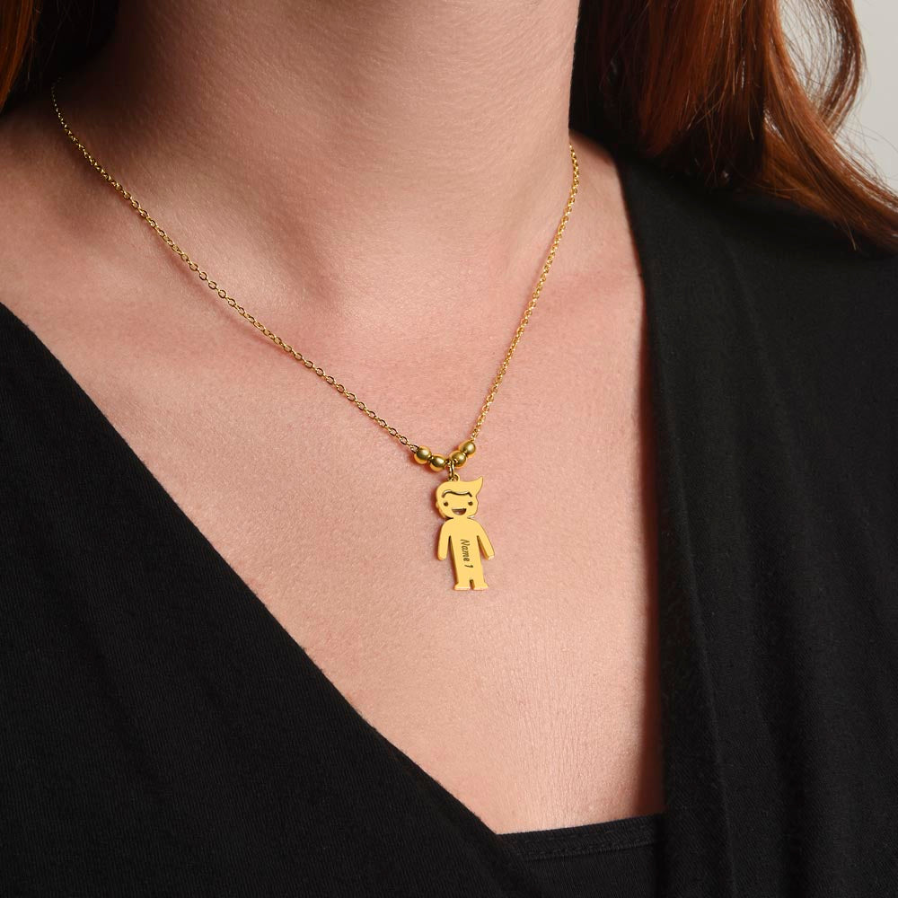Collier avec breloques enfants