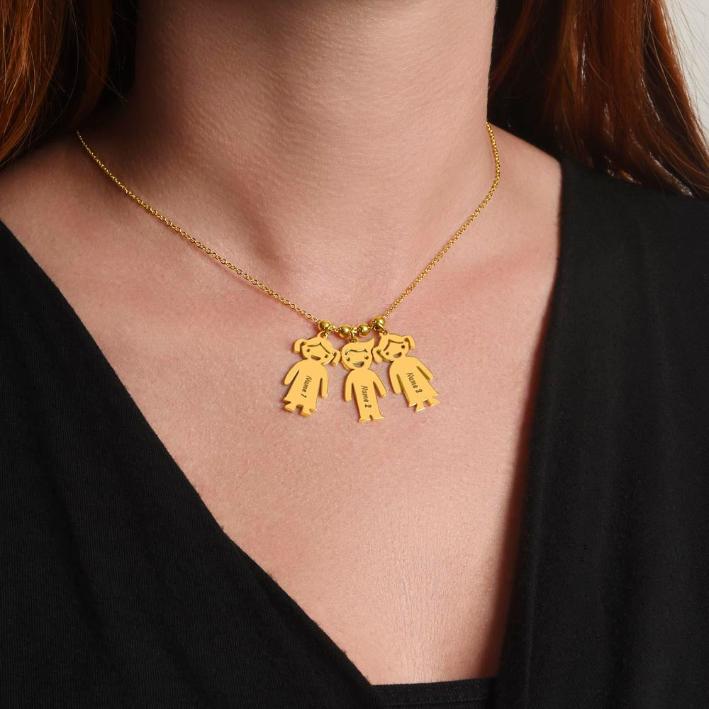 Collier avec breloques enfants
